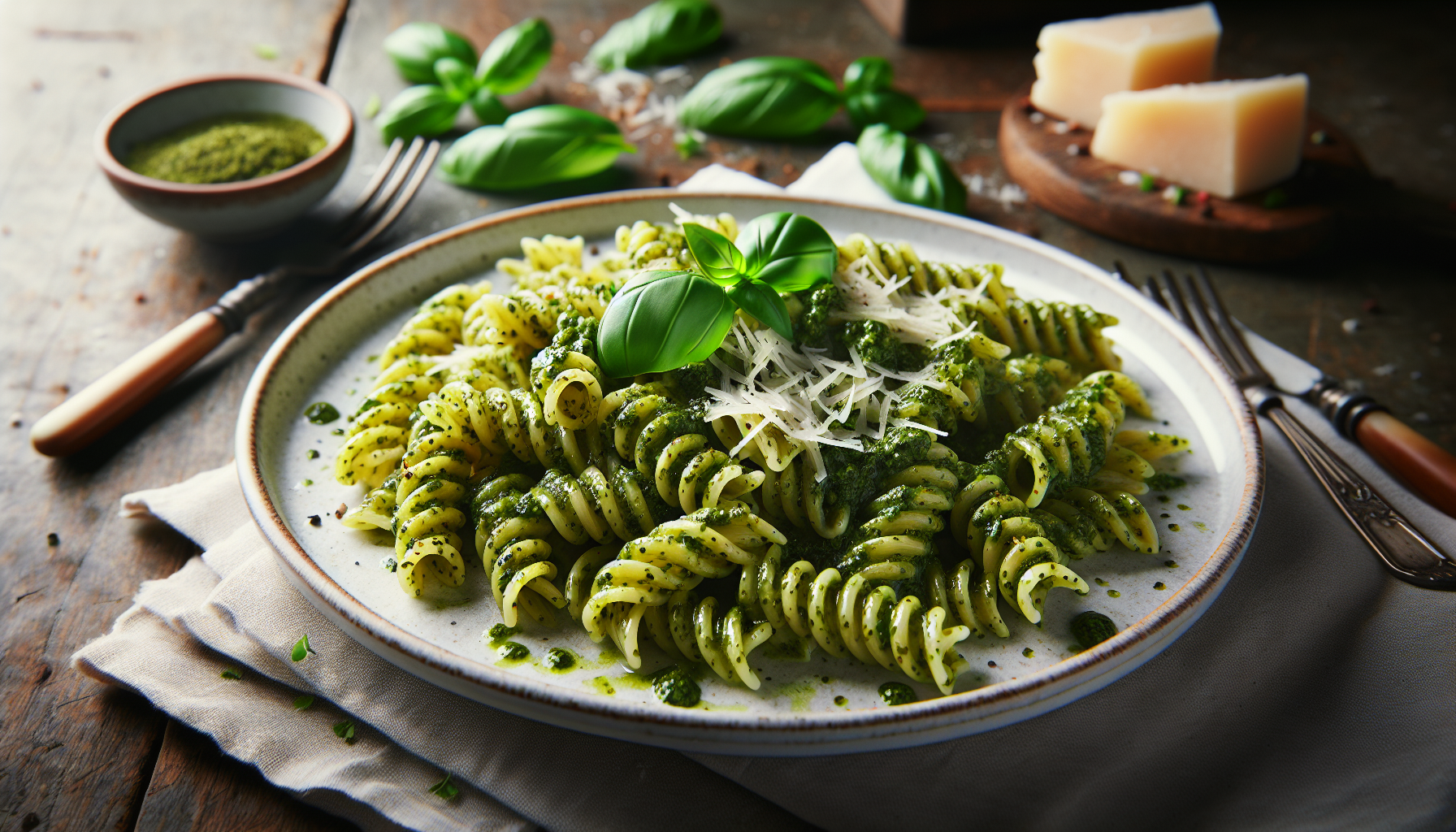 ricetta pasta pesto